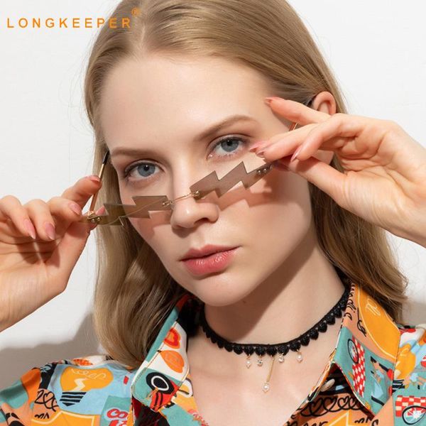 longkeeper small rimless sunglasses women 2020 brand designer cat eye sun glasses ladies vintage frameless punk eyewear shades, White;black
longkeeper small rimless sunglasses women 2020 brand designer cat eye sun glasses ladies vintage frameless punk eyewear shades, White;black
