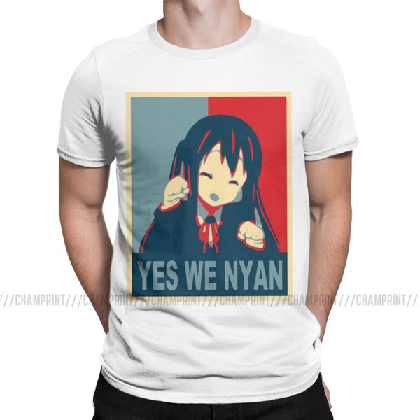 men azusa-yes we nyan t shirt k-on yui japan music anime cotton vintage short sleeve round collar tees t-shirt
men azusa-yes we nyan t shirt k-on yui japan music anime cotton vintage short sleeve round collar tees t-shirt