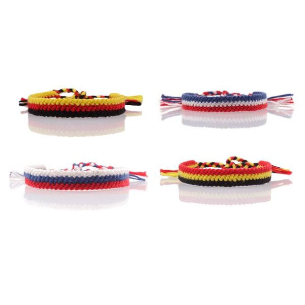 tennis flag of germany russia netherlands, france belgium macrame friendship bracelet women men tricolour nation pride jewelry present, Golden;silver
tennis flag of germany russia netherlands, france belgium macrame friendship bracelet women men tricolour nation pride jewelry present, Golden;silver