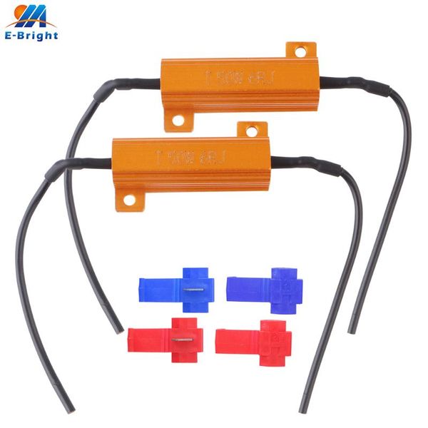 2pcs 50w 6ohm 8ohm led related turn signal fast hyper flash & no flashing or burn out bulb indications decoder resistor
2pcs 50w 6ohm 8ohm led related turn signal fast hyper flash & no flashing or burn out bulb indications decoder resistor