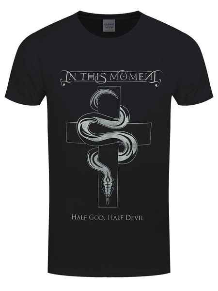in this moment crucifix mens black t-shirt cotton t-shirt fashion t shirt tee