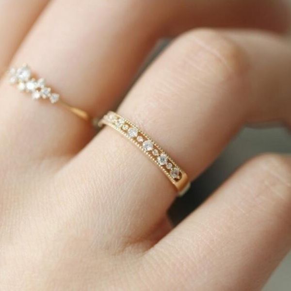 simple zircon finger ring zircon gold engagement band ring wedding jewelry for women, Slivery;golden
simple zircon finger ring zircon gold engagement band ring wedding jewelry for women, Slivery;golden