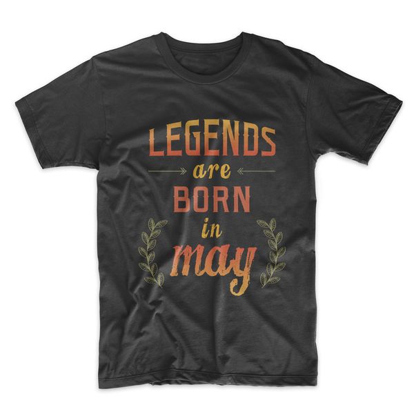 2019 new summer cool tee shirt legends are born in may colorful birthday present gift cool funny men's t-shirt
2019 new summer cool tee shirt legends are born in may colorful birthday present gift cool funny men's t-shirt