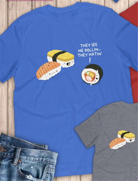 they see me rollin they hatin cute funny kawaii sushi pun - tee t-shirt men clothes tee shirt
they see me rollin they hatin cute funny kawaii sushi pun - tee t-shirt men clothes tee shirt
