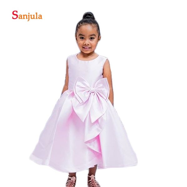 pink satin flower girls dresses long tank a-line front bow lovely birthday party dress for child vestido primera comunion d1081, Red;yellow
pink satin flower girls dresses long tank a-line front bow lovely birthday party dress for child vestido primera comunion d1081, Red;yellow