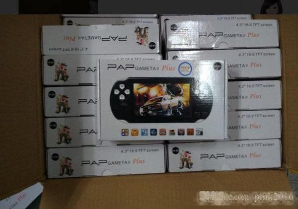 

pap gameta ii handheld game consoles portable 64 bit retro video games players built in 16gb support tv out mp3 mp4 mp5 camera
