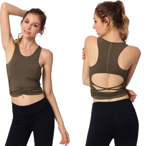 yoga outfits gimsloads curve elastic sleeveless with padded push up sport quick dry fitness gym running sportswear shirts, White;red
yoga outfits gimsloads curve elastic sleeveless with padded push up sport quick dry fitness gym running sportswear shirts, White;red