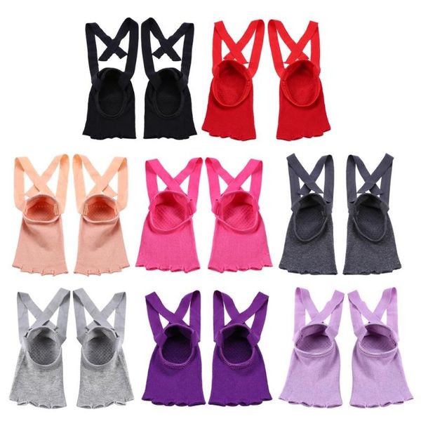 sports socks wear-resistant elastic dance open toe five toe socks women cross belt non-slip sport yoga, Black
sports socks wear-resistant elastic dance open toe five toe socks women cross belt non-slip sport yoga, Black
