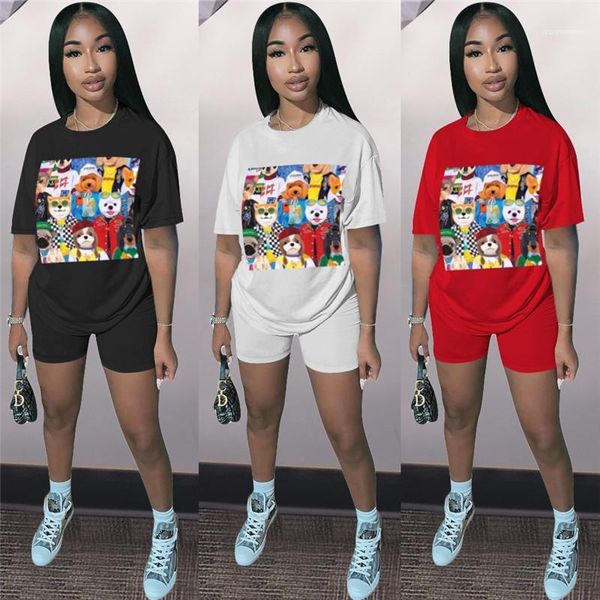 neck tshirt loose shorts famale designer sport suit womens animal print leisure tracksuit loose short sleeve round, Gray
neck tshirt loose shorts famale designer sport suit womens animal print leisure tracksuit loose short sleeve round, Gray