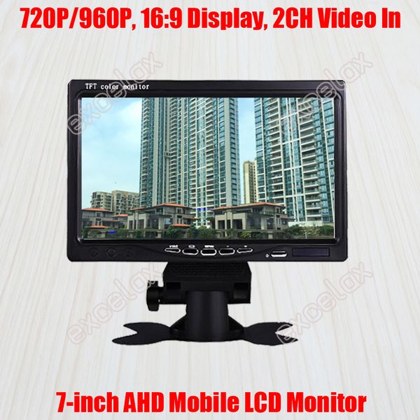 7-inch 720p 1mp 960p 1.3mp hd ahd mobile monitor 7" lcd display 2ch a/v video car rear view for cctv surveillance vehicle mount
7-inch 720p 1mp 960p 1.3mp hd ahd mobile monitor 7" lcd display 2ch a/v video car rear view for cctv surveillance vehicle mount