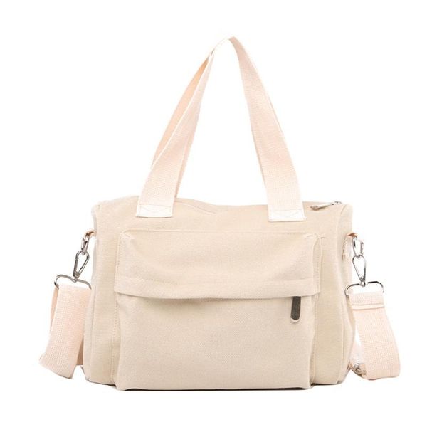 big capacity women's solid color shoulder bag portable canvas bag simple shoulder casual messenger women's puleather bags 
big capacity women's solid color shoulder bag portable canvas bag simple shoulder casual messenger women's puleather bags