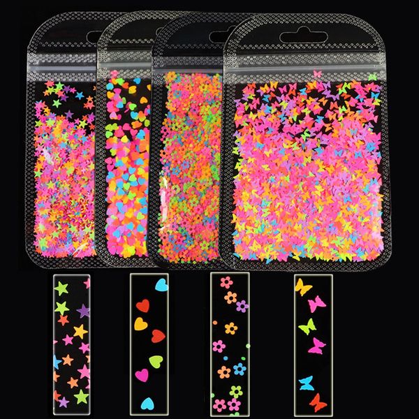 nail glitter fluorescence sparkly butterfly sequins heart star flower shape mixed color flakes slices gel manicure decorations, Silver;gold
nail glitter fluorescence sparkly butterfly sequins heart star flower shape mixed color flakes slices gel manicure decorations, Silver;gold