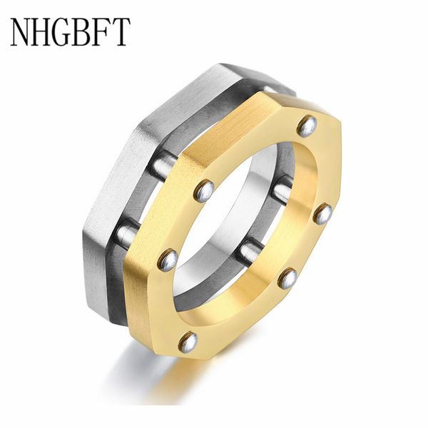 nhgbft new stainless steel two-tone ring for women mens multi-faceted gold color ring dropshipping, Slivery;golden
nhgbft new stainless steel two-tone ring for women mens multi-faceted gold color ring dropshipping, Slivery;golden