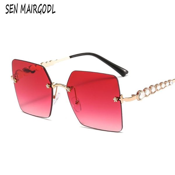 classic fashion square frameless sunglasses women men2020 temple legs with diamonds sun glasses vu400 wholesale accessories, White;black
classic fashion square frameless sunglasses women men2020 temple legs with diamonds sun glasses vu400 wholesale accessories, White;black