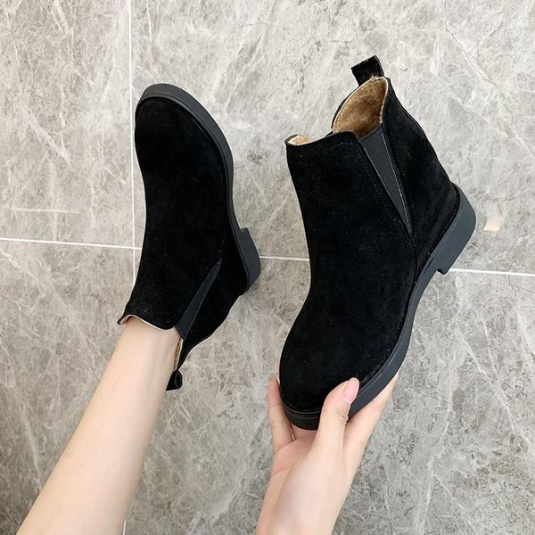 fashion women boots autumn winter boots classic zipper snow ankle winter suede warm solid color women shoes flock, Black
fashion women boots autumn winter boots classic zipper snow ankle winter suede warm solid color women shoes flock, Black