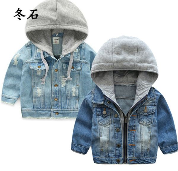 children's jeans jackets windbreaker for boys girls clothing denim coats autumn baby kids jean hooded outerwear, Blue;gray
children's jeans jackets windbreaker for boys girls clothing denim coats autumn baby kids jean hooded outerwear, Blue;gray