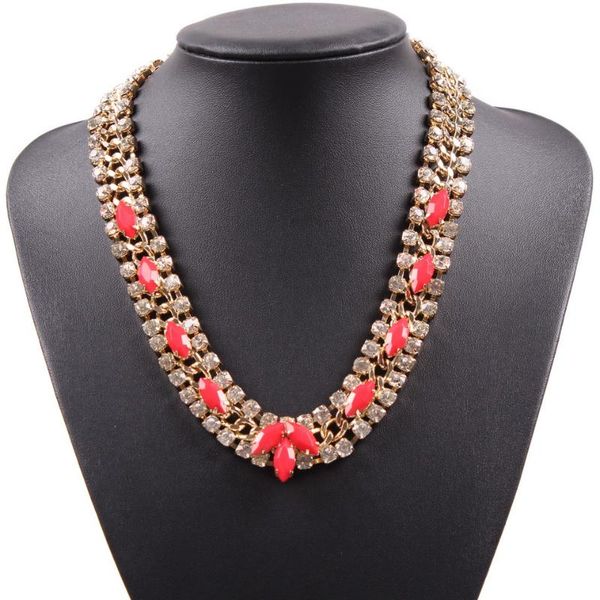 chains fashion jewelry necklace with crystal gold chain for women resin statement choker, Silver
chains fashion jewelry necklace with crystal gold chain for women resin statement choker, Silver
