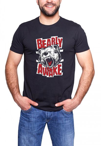 t-shirt summer novelty cartoon bearly awake funny sarcastic joke mens t shirt tee t-shirt t shirt
t-shirt summer novelty cartoon bearly awake funny sarcastic joke mens t shirt tee t-shirt t shirt