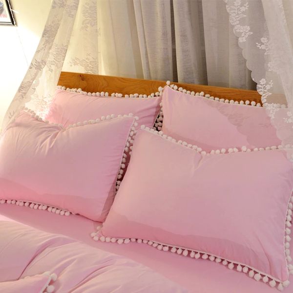 pillow case pink white gray pillowcase 2pcs washed cotton fabric soft ball edge cover for couple home bedding sleeping case#/l
pillow case pink white gray pillowcase 2pcs washed cotton fabric soft ball edge cover for couple home bedding sleeping case#/l
