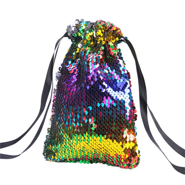 mermaid sequins cellphone pouch card holder double color reverse flip sequined drawstring bag portable coin purses key gifts pocket e9103, White
mermaid sequins cellphone pouch card holder double color reverse flip sequined drawstring bag portable coin purses key gifts pocket e9103, White