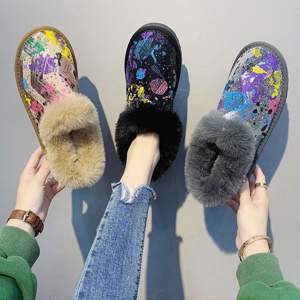 bling snow boots 2020 новая зима женщины плюша теплый хлопок обувь мода граффити блестки сгущает ботильоны студент короткие, Black
bling snow boots 2020 новая зима женщины плюша теплый хлопок обувь мода граффити блестки сгущает ботильоны студент короткие, Black
