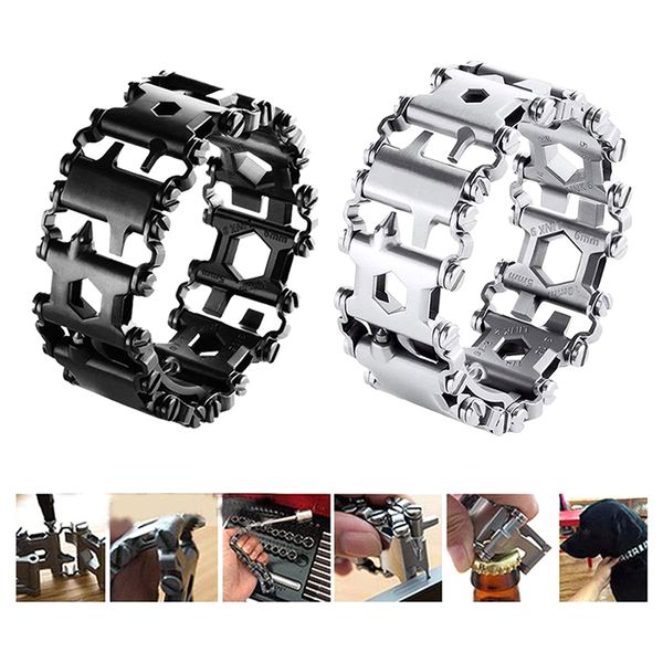 29 in 1 multi tool bracelets multifunction repair bracelet stainless steel tools kit
29 in 1 multi tool bracelets multifunction repair bracelet stainless steel tools kit