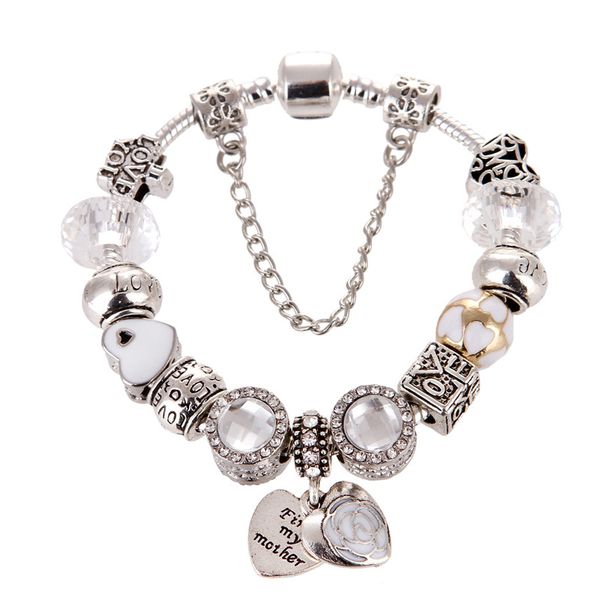 charm bracelets changbizi heart pendant white crystal/glass rhinestone beads cute elegant charms pand & bangles for women gift, Golden;silver
charm bracelets changbizi heart pendant white crystal/glass rhinestone beads cute elegant charms pand & bangles for women gift, Golden;silver