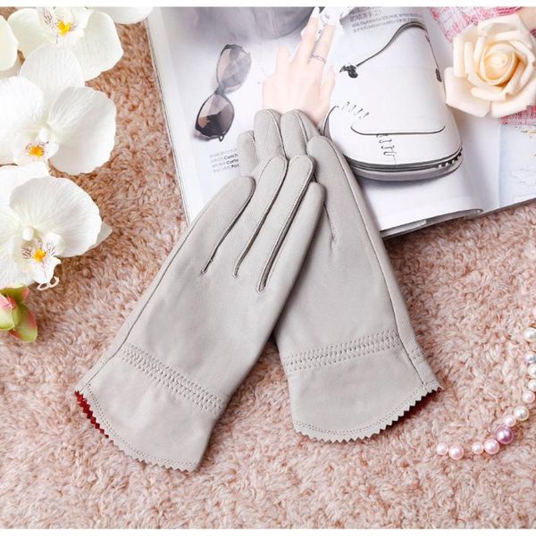 five fingers gloves women' autumn winter thicken warm natural leather touchscreen glove female genuine medium long r1220, Blue;gray
five fingers gloves women' autumn winter thicken warm natural leather touchscreen glove female genuine medium long r1220, Blue;gray
