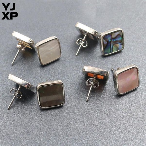 yjxp seashell stud earrings natural abalone shell elegant square shape earring women girls casual jewelry anniversary party gift, Golden;silver
yjxp seashell stud earrings natural abalone shell elegant square shape earring women girls casual jewelry anniversary party gift, Golden;silver
