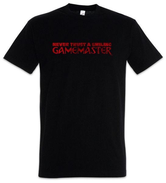 never trust a smiling gamemaster t-shirt pen & paper fun geek nerd rpg larp t shirt fashion classic
never trust a smiling gamemaster t-shirt pen & paper fun geek nerd rpg larp t shirt fashion classic