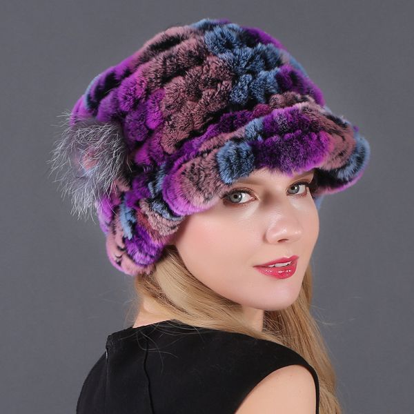 warm rex fur knitted hat women's winter hat fur casquette winter hats for women hats, Blue;gray
warm rex fur knitted hat women's winter hat fur casquette winter hats for women hats, Blue;gray