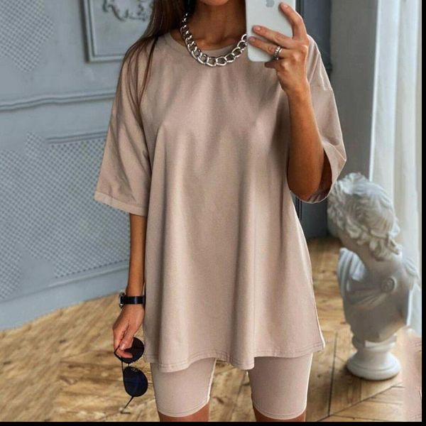 casual solid new womens two piece suit including belt solid color home loose sports fashion leisure suit summer 2020 2piece set, Gray
casual solid new womens two piece suit including belt solid color home loose sports fashion leisure suit summer 2020 2piece set, Gray