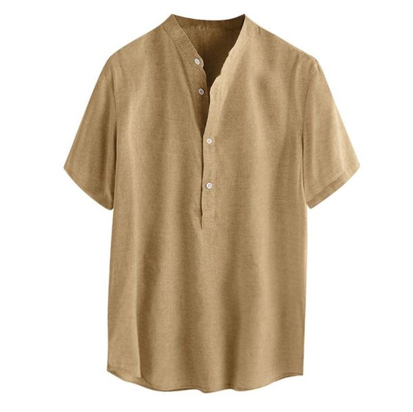 summer men's shirt casual breathable thin section stand collar pure color daily mens short sleeve shirt 1pc koszule camisas, White;black
summer men's shirt casual breathable thin section stand collar pure color daily mens short sleeve shirt 1pc koszule camisas, White;black
