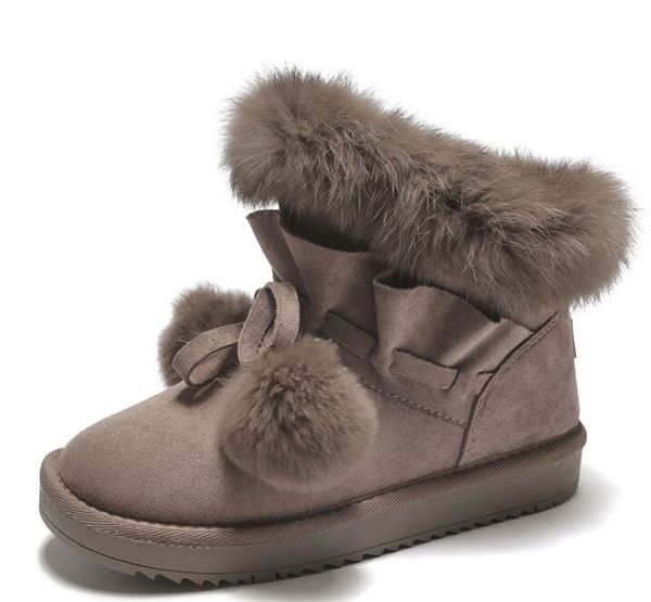 new ruffled hair ball snow boots short ankle plus velvet boots thick warm women's winter cotton shoes short women, Black
new ruffled hair ball snow boots short ankle plus velvet boots thick warm women's winter cotton shoes short women, Black