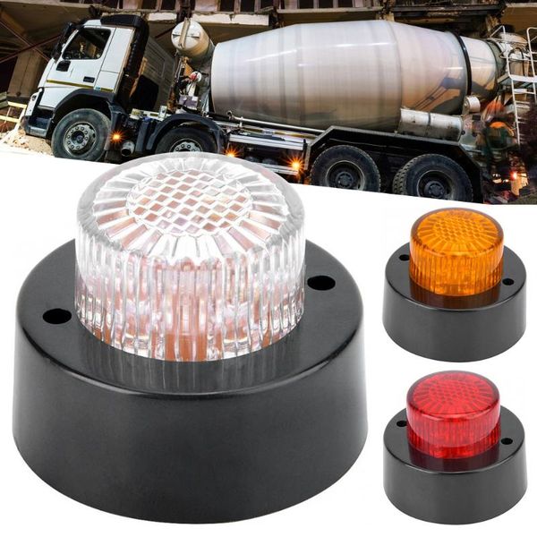 1pc led marker light 24v mini round side marker signal light for trailer gap light, three colors optional
1pc led marker light 24v mini round side marker signal light for trailer gap light, three colors optional