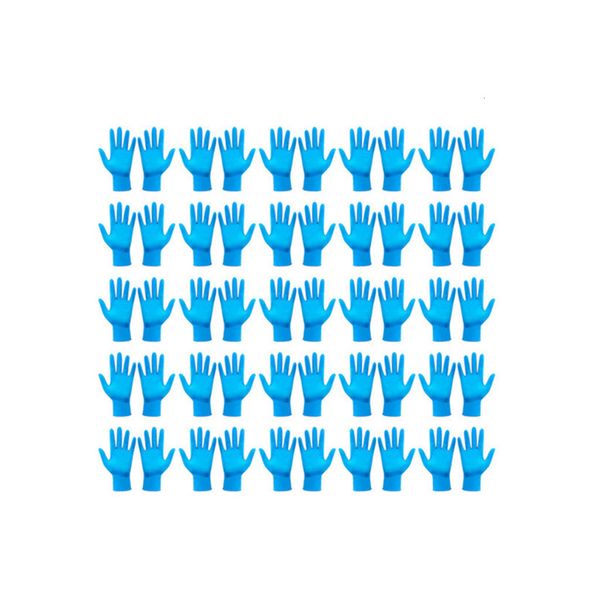 50pcs / package blue nitrile disposable rubber comfortable mechanic exam gloves for left and right hand #yl10 n85w, Silver
50pcs / package blue nitrile disposable rubber comfortable mechanic exam gloves for left and right hand #yl10 n85w, Silver