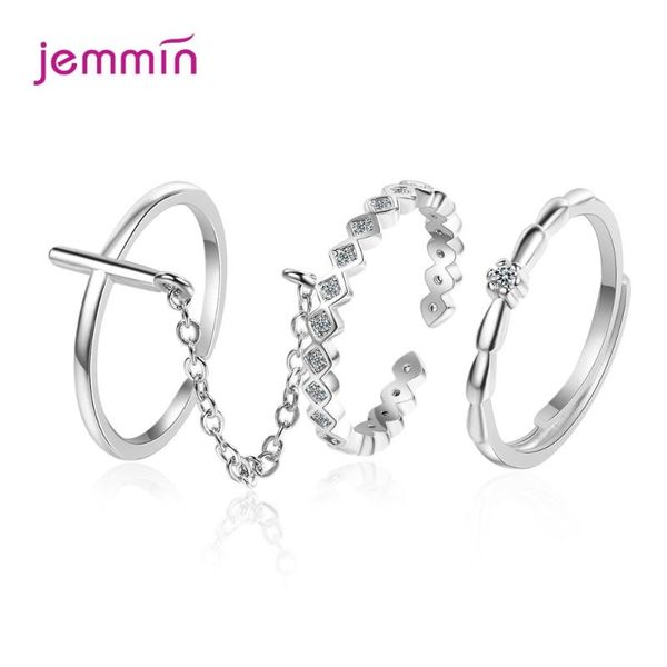 cluster rings 3pcs/set cross index finger chain buckle adjustable 925 sterling silver open for women girls zircon crystal jewelry, Golden;silver
cluster rings 3pcs/set cross index finger chain buckle adjustable 925 sterling silver open for women girls zircon crystal jewelry, Golden;silver