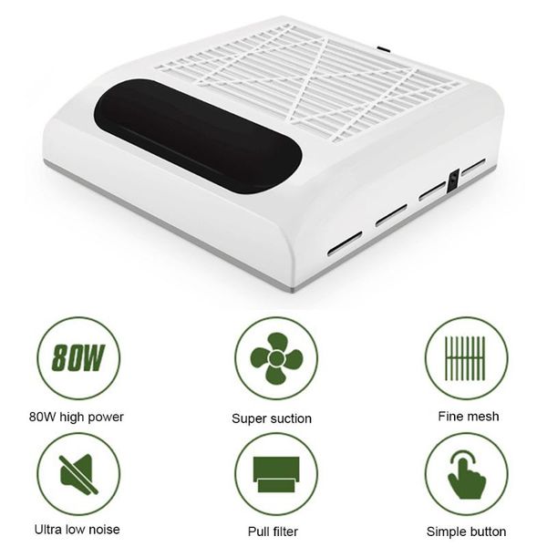 nail dryers manicure tool 80w art salon suction dust collecting machine vacuum cleaner with fan strong wind speed
nail dryers manicure tool 80w art salon suction dust collecting machine vacuum cleaner with fan strong wind speed