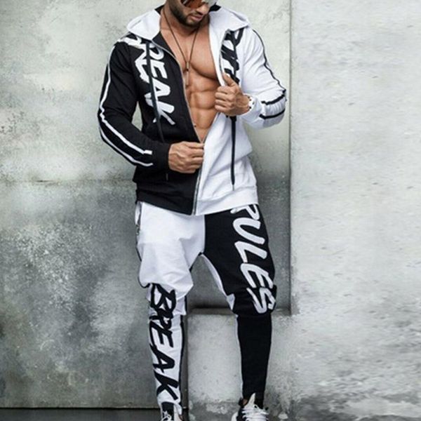 hip hop ropa hombre set slim casual tracksuit men zipper jacket + pencil pants 2 pieces mens clothing streetwear sport sets kg-472, Gray
hip hop ropa hombre set slim casual tracksuit men zipper jacket + pencil pants 2 pieces mens clothing streetwear sport sets kg-472, Gray