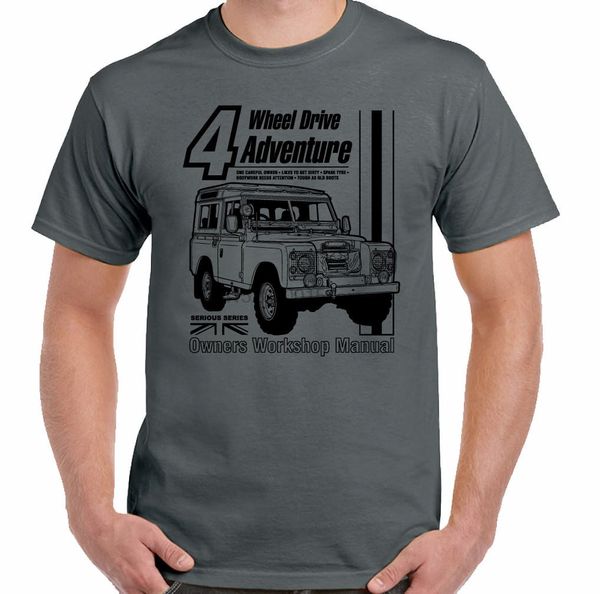 manual haynes style mens funny 4x4 t-shirt 90 110 svx defenders rover 11