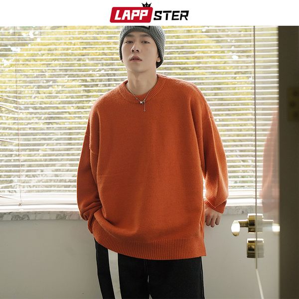 men's sweaters lappster mens solid harajuku warm knitted pullover 2021 men vintage black winter sweater couple japanese wool, White;black
men's sweaters lappster mens solid harajuku warm knitted pullover 2021 men vintage black winter sweater couple japanese wool, White;black