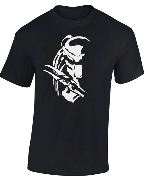 predator alien t shirt 1990s classic sci fi flim arnie mens kid t-shirt loose size tee shirt