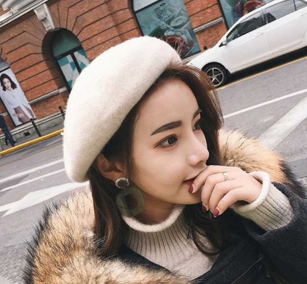 berets 17 colors women beret french artist warm wool winter beanie hat cap vintage plain hats solid color elegant lady caps, Blue;gray
berets 17 colors women beret french artist warm wool winter beanie hat cap vintage plain hats solid color elegant lady caps, Blue;gray