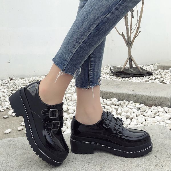 quality high oxfords women flats platform shoes woman patent leather hook & loop pointed creepers black brogue loafers brand
quality high oxfords women flats platform shoes woman patent leather hook & loop pointed creepers black brogue loafers brand