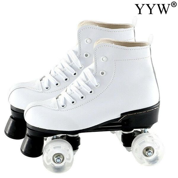 artificial leather roller skates white double line skates men women two line skate shoes patines pu 4 wheels patins
artificial leather roller skates white double line skates men women two line skate shoes patines pu 4 wheels patins