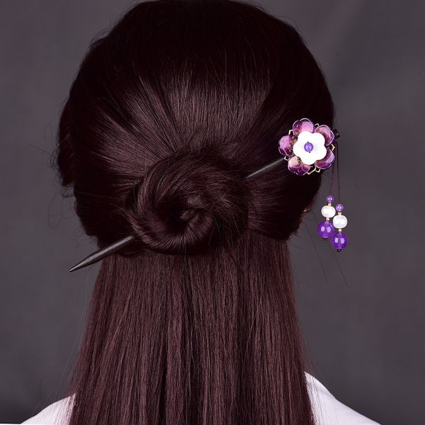 chinese ancient violet coloured glaze synthetic flower hair stick natural shell exquisite chalcedony pendant hair jewelry, Golden;silver
chinese ancient violet coloured glaze synthetic flower hair stick natural shell exquisite chalcedony pendant hair jewelry, Golden;silver