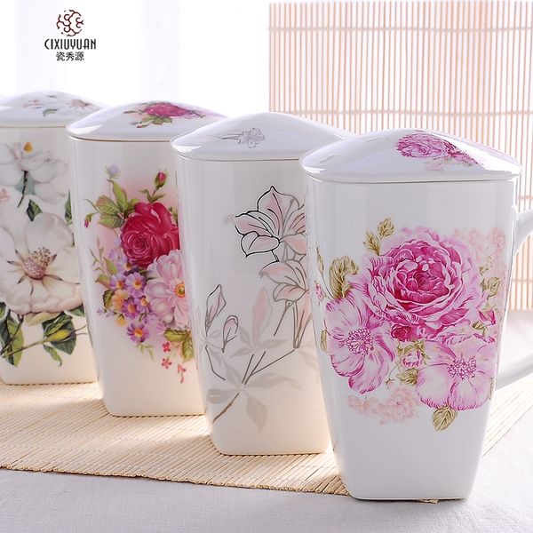 mugs 700ml, real bone china tumblers with lid, taza cafe funny mug, cute big coffee cups floral painint, ceramic cup perfect gift
mugs 700ml, real bone china tumblers with lid, taza cafe funny mug, cute big coffee cups floral painint, ceramic cup perfect gift