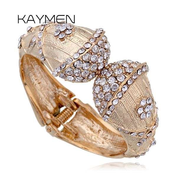 women's 2 colors rhinestones bracelet golden or silver plated fashion statement bangle for girl, Black
women's 2 colors rhinestones bracelet golden or silver plated fashion statement bangle for girl, Black