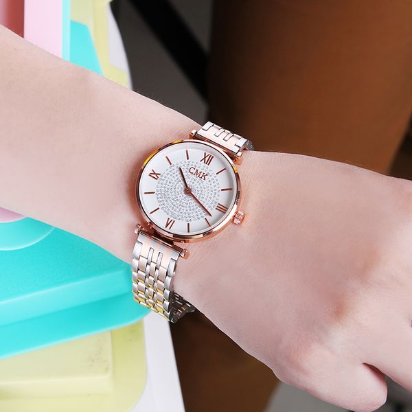 wristwatches gypsophila diamond design women watches fashion silver round dial stainless steel band quartz wrist watch gifts relogio feminin, Slivery;brown
wristwatches gypsophila diamond design women watches fashion silver round dial stainless steel band quartz wrist watch gifts relogio feminin, Slivery;brown