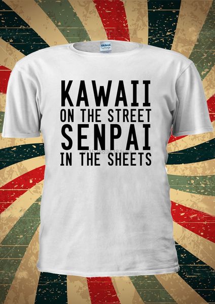 kawaii on the street senpai on the sheet kawai t shirt men women 1815